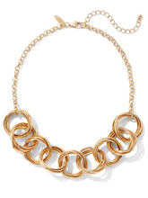 Load image into Gallery viewer, Loopy Link Necklace/Multiple Colors Available