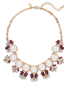 Point-Out The Pearls Faux Stone Necklace