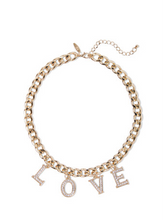 Load image into Gallery viewer, Chain Of Love Gold-Tone Necklace