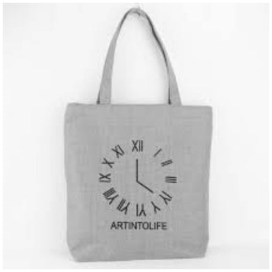 Art Into Life Time Clock Print Tote Bag