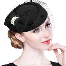 Vintage Derby/Wedding/Tea Party Pill-Box Hat With Veil / Multiple Colors Available