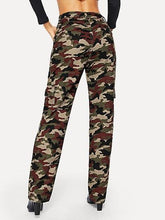 Load image into Gallery viewer, Camo Utility Pant For Women