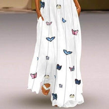 Load image into Gallery viewer, Michelle Vintage Boho Sleeveless Butterfly Print Maxi Dress