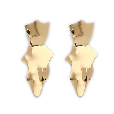 Sexy Vintage Geometric Earrings / Gold or Silver Tone Available