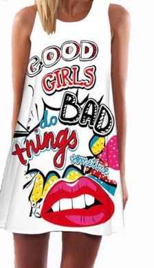 Good Girls Do Bad Things Short Shirt-Dress