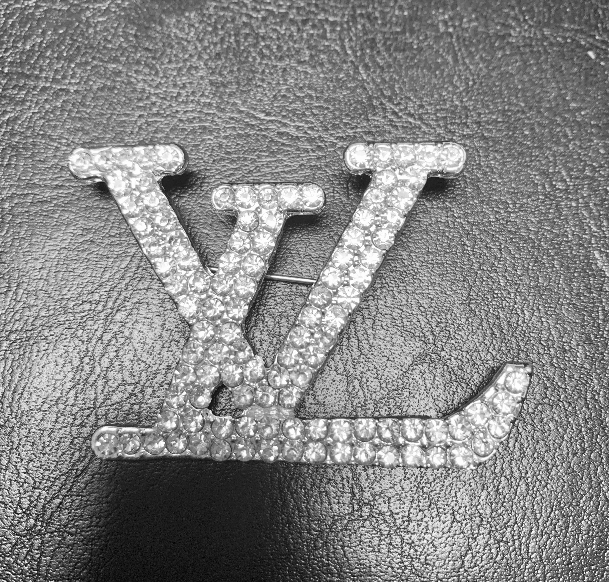 Faux Initial L V Brooch – When A Woman Was A Lady Boutique!