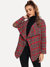Load image into Gallery viewer, Preppy In Plaid Waterfall Jacket