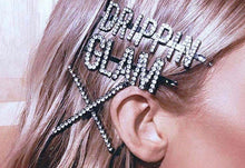 Load image into Gallery viewer, Speak It Barrette Hair Rhinestone Hair Pins