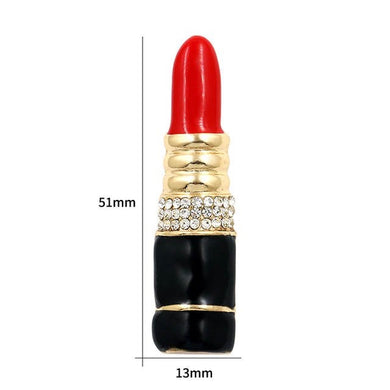 Red-Hot Lipstick Brooch Pin