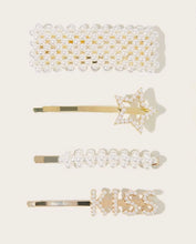 Load image into Gallery viewer, Kiss The Stars Faux Pearl Hair Barrette Clips