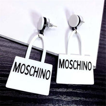 Load image into Gallery viewer, Grab A Bag M-O-S-C-H-I-N-O  Earrings