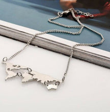 Load image into Gallery viewer, Continents-7 Necklace / Silver or Gold Available