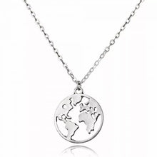 Load image into Gallery viewer, World Wide Necklace /Gold and Silver Available