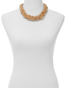 Chunky Gold Chain With A Classy Twist