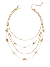 Load image into Gallery viewer, Sassy Layered Gold Illusion Necklace/Multiple Colors Available