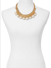 Load image into Gallery viewer, Choke Me In Pearls Collar Necklace