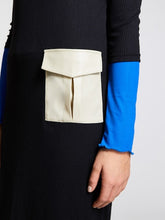 Load image into Gallery viewer, Kick Around Flap Pocket Front Rib-Knit Dress