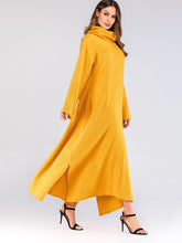 Load image into Gallery viewer, High Souch Neck Boho Dress With Pockets