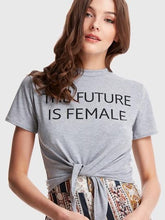 Load image into Gallery viewer, The Future Is Female... Knot Tee